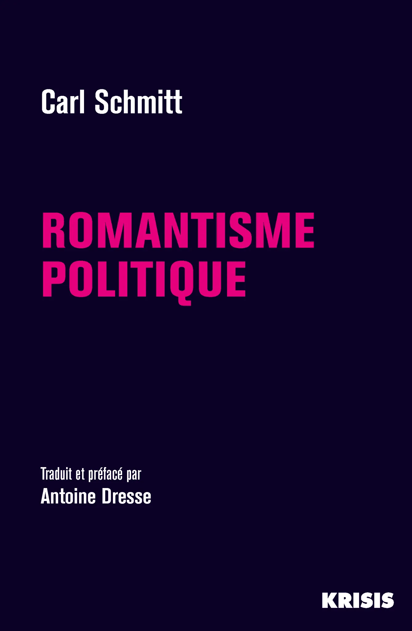 Couverture de Romantisme politique